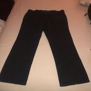Black straight jeans